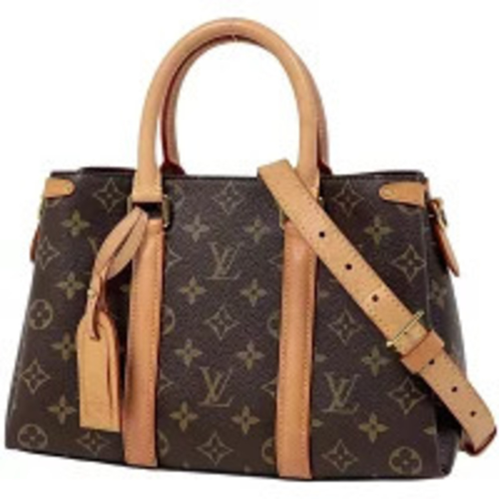 Louis Vuitton Soufflot Shoulder Bag Handbag Monogram Brown